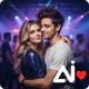 Abrazos y besos de amor con IA