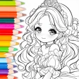 Jogos de pintar:boneca meninas icon