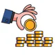 Contar Moedas e Notas: Caixa