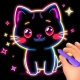 Glow Art Drawing - Doodle App