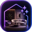 IA Interiores de casa design icon
