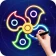 Finger Spinner: Glow Art Magic icon