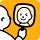 鏡アプリ：他人から見た自分の顔
