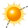 Posición de sol y luna icon