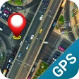 Vista satellitare-Terra mappa icon