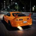 Car Driving Midnight Drifting
