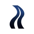 Kurviger motorfiets navigatie icon