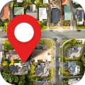 GPS Satellite View Earth Map