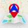 Mapas todo en uno, velocímetro icon