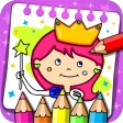 Princesas - Livro de Colorir icon