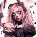 Dark, Horror Color by Number