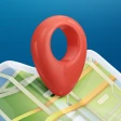 Offline kaarten, GPS icon