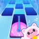 Cat Cute Tiles-Jogo de música