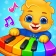 Kids Music: Piano, Xylo, Drums icon
