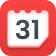 シンプルカレンダー 2026 icon