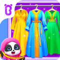 ベビーパンダのファッションドレスアップ