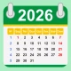 Calendário em português 2026