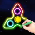 Glow Art: Vinger Tekenen icon