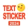 TextSticker 2026 WAStickerApps icon
