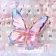 Butterfly Theme: Pink Keyboard icon