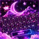 Neon Love Theme: Font Keyboard