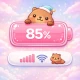 かわいい絵文字バッテリー