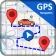 GPS ナビゲーション 地図、 交通 icon