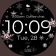 Snowflake rose gold watch face icon