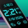 Reloj digital y clima icon