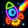Doodle Arte: Brilho Neon icon