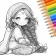 Anime Color - Jogos de pintar icon