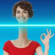Mavi Çizgi: Face Scanner icon