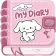 Diary with Fingerprint Lock icon