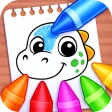 Dino Coloring Game icon
