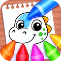 Dino Coloring Game