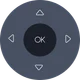Hitachi Smart TV Remote