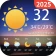 天気予報-ローカル気象警報-デスクトップウィジェット icon
