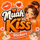 Figurinhas Beijo - WAStickers