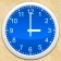シンプルなアナログ時計ウィジェット icon