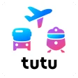 Flights, railways, hotels icon