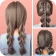 Easy hairstyles step by step icon