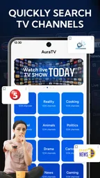 AuraTV: Watch Movies & TV Live 4