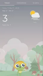 TheFrog:Aplicación del tiempo 1