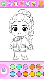 Colorear Princesas con Brillo 1
