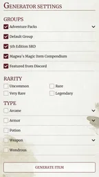 Magwa's Magic Item Compendium 7