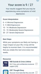 Depression Test 3