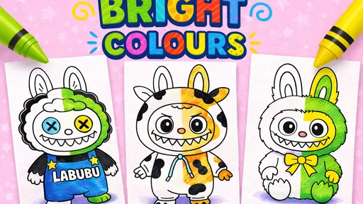 Juego de colorear labubu 5