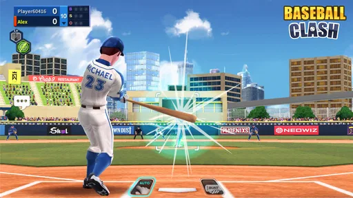 Baseball Clash: Real-time game 1
