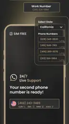 2nd Line+ Phone Number & eSIM 2