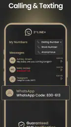 2nd Line+ Phone Number & eSIM 3